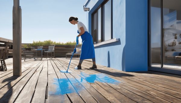 Combien de temps laissez-vous javel agir sur votre terrasse ?